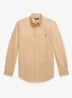 Custom fit garment-dyed Oxford overhemd - Classic Camel / Camel