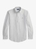 Custom fit gestreept Oxford overhemd - 6636O SLATE/WHITE-48J4