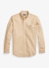 Custom fit overhemd met logoborduring - Surrey Tan / Bruin