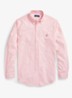 Custom fit overhemd met logoborduring - Pink / Roze