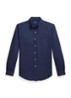 Custom fit overhemd met logoborduring - Cruise Navy / Donkerblauw
