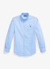 Custom fit overhemd met logoborduring - Austin Blue / Blauw
