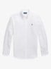 Custom fit overhemd met logoborduring - White / Wit
