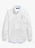 Custom fit overhemd met logoborduring - White / Wit