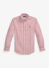 Custom fit overhemd met streepprint - White Bristol Red / Rood