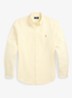 Custom fit overhemd met streepprint - 6636D Yellow Oxford/White-44FS