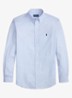 Custom fit overhemd met stretch - Dress Blue Grid / Blauw
