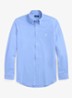 Custom fit overhemd met stretch - Cabana Blue / Blauw