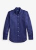 Custom Fit overhemd van linnen - New Classic Navy / Donkerblauw