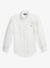 Custom Fit overhemd van linnen - White / Wit