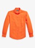 Custom fit overhemd van linnen - Sailing Orange-36PH