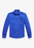 Custom fit overhemd van linnen - Pacific Royal / Kobaltblauw