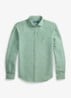 Custom fit overhemd van linnen - Faded Mint-31R6
