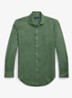Custom Fit overhemd van linnen - Fatigue / Groen