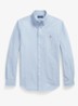 Custom fit Oxford overhemd met streepprint - Blue White / Blauw