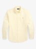 Custom fit Oxford overhemd met streepprint - 6636D Yellow Oxford/White-44FS