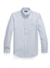 Custom fit tattersall Oxford overhemd - White/Blue / Wit
