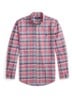 Custom fit tattersall Oxford overhemd - Roze