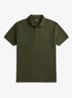 Custom slim fit polo met stretch - Company Olive/Smoke / Olijfgroen