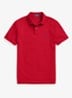 Custom slim fit polo van piqué katoen met logoborduring - Rl2000 Red / Rood