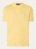 Custom slim fit polo van piqué katoen met logoborduring - Corn Yellow/C6103