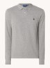 Custom slim fit polo van piqué katoen - Canterbury Heather / Grijs
