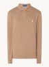 Custom slim fit polo van piqué katoen - Grey Cloud Heather/C8135