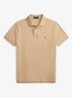 Custom slim fit polo van piqué katoen - Vintage Khaki / Khaki
