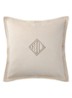 Cvelvet sierkussenhoes 50 x 50 cm - Creme