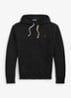 De RL fleece hoodie - Polo Black / Zwart