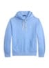 De RL fleece hoodie - Bristol Blue / Blauw