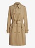 Double-breasted trenchcoat met ceintuur - Birch Tan / Beige
