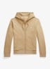 Double-knit hoodie met volledige rits - Vintage Khaki / Khaki