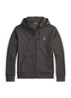 Double-knit hoodie met volledige rits - Dark Charcoal Heather