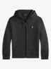 Double-knit hoodie met volledige rits - Windsor Heather / Donkergrijs