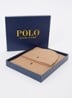 Fijngebreide muts en sjaal van wol in giftbox - Camel