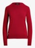 Fijngebreide pullover met stretch - Madison Red / Rood