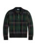 Fijngebreide pullover van wol met V-hals - Dark Granite Hthr / Donkergrijs