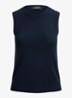 Fijngebreide top in zijdeblend - Lauren Navy / Blauw