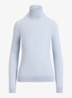 Fijngebreide trui met col - Icy Blue / Blauw