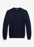 Fijngebreide trui met logoborduring - Hunter Navy / Donkerblauw