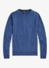 Fijngebreide trui van wol met logoborduring - Tide Pool Blue / Blauw