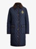 Gewatteerde jas met quilt patroon - Lauren Navy / Blauw
