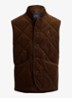 Gilet van corduroy met quilt patroon - Cooper Brown-33H0 / Bruin