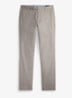 Greenwich slim fit stretch chino broek - Grey Fog / Grijs