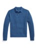 Grofgebreide trui in wolblend met polokraag - Sea Salt Blue / Blauw