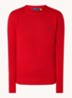 Grofgebreide trui met logoborduring - Rl2000 Red