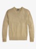 Grofgebreide trui met logoborduring - Surrey Tan / Beige