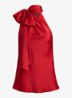 Haltertop met sjaalkraag - Cruise Red 2WR6 / Rood