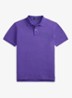 Custom slim fit polo van piqué katoen - Cabana Purple/C5223-ZYWT